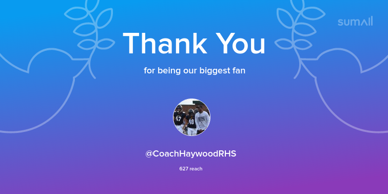 lataevionn's tweet photo. Our biggest fans this week: CoachHaywoodRHS. Thank you! via https://t.co/UwYRogHuQh https://t.co/IYuihALsG8