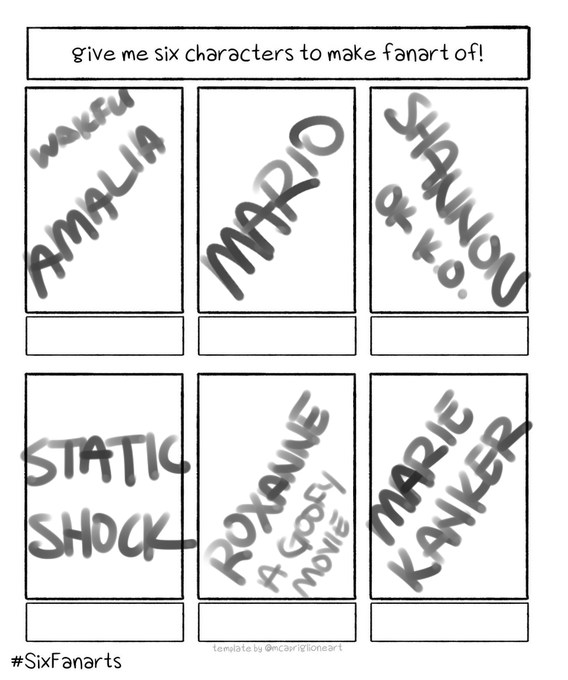 The players are set. Thanks for the great suggestions. 