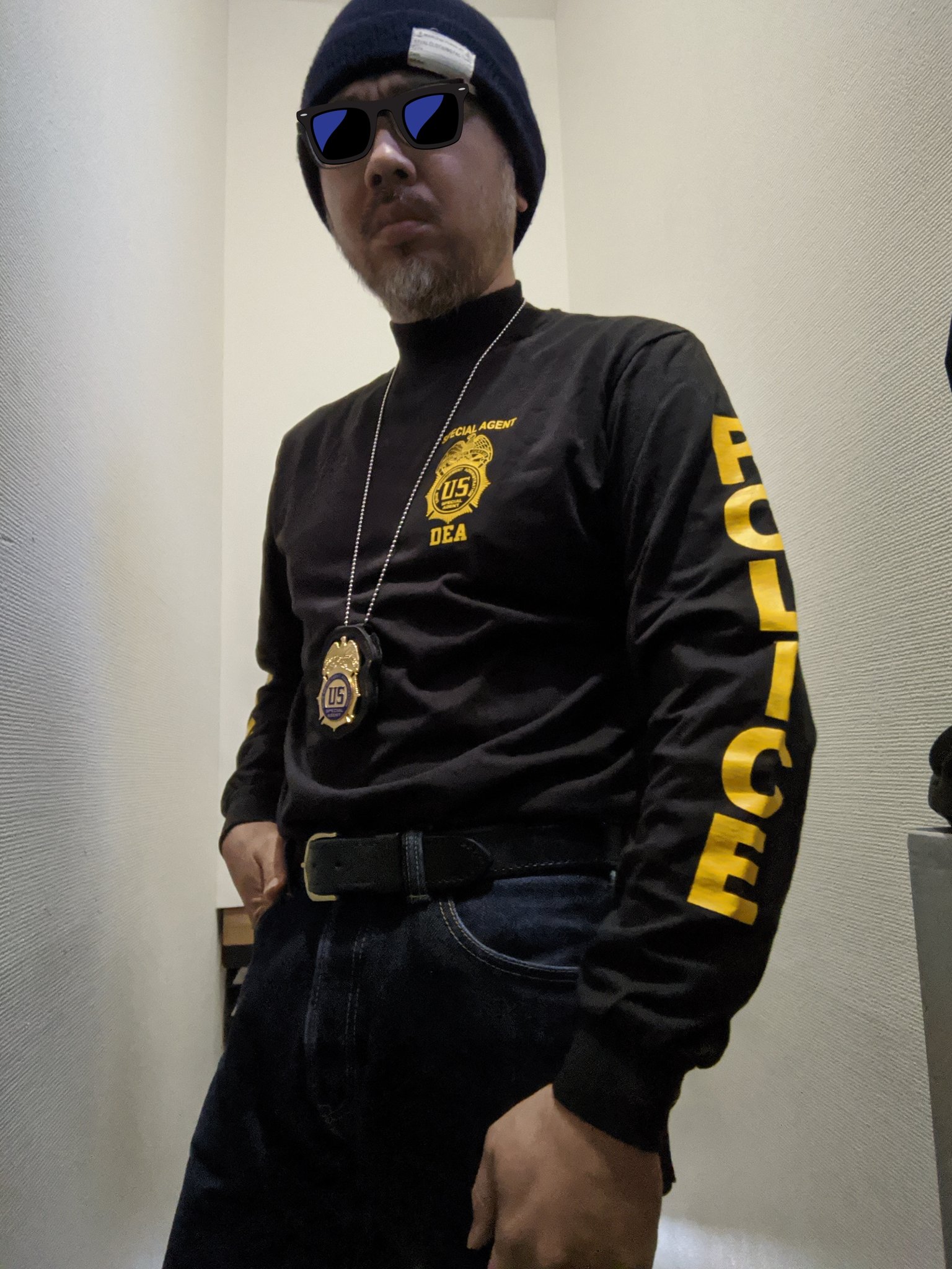 少量入荷 送料込 DEA 麻薬取締局 Lサイズ コーチジャケット