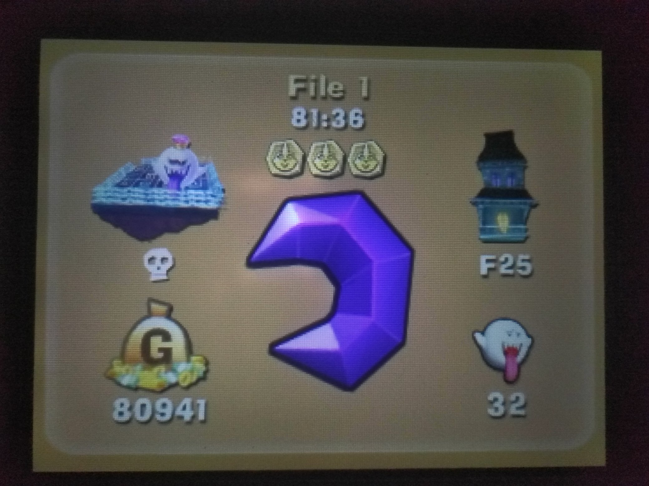 Sheriff Snezzy on X: I JUST 100% COMPLETED LUIGI'S MANSION 2!!!  #LuigisMansion2 #LuigisMansionDarkMoon #3DS  / X