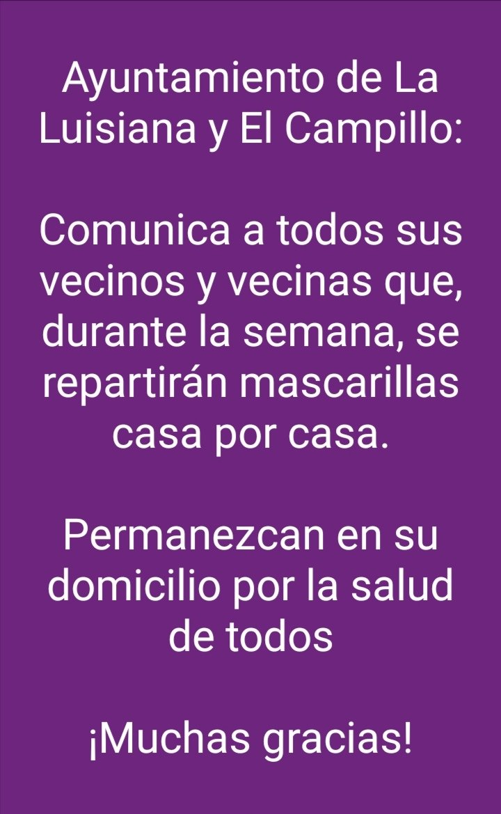 AytoLaLuisiana's tweet photo. https://t.co/MlXmMwACwv