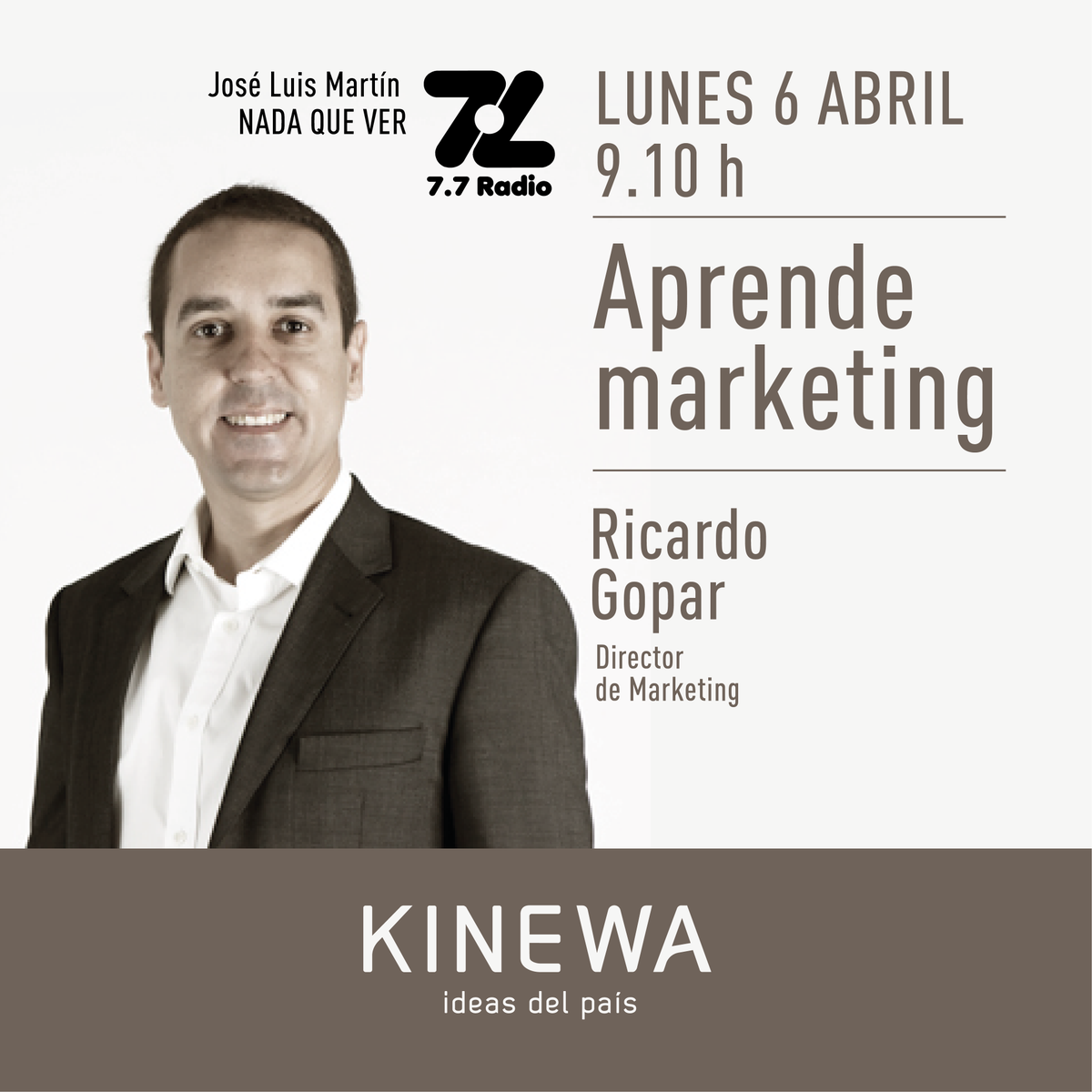 📻En unos minutos estaremos hablando de nuestro curso online y gratuito 'Aprende Marketing' en <a href="/7punto7Radio/">7.7 Radio</a> . ¡Hoy lanzamos la <a href="/escuelamkt/">EMyP</a>! Inscríbete en marketingschool.es
.
#YoMeQuedoEnCasa #aprendemarketing #escuelademarketing
