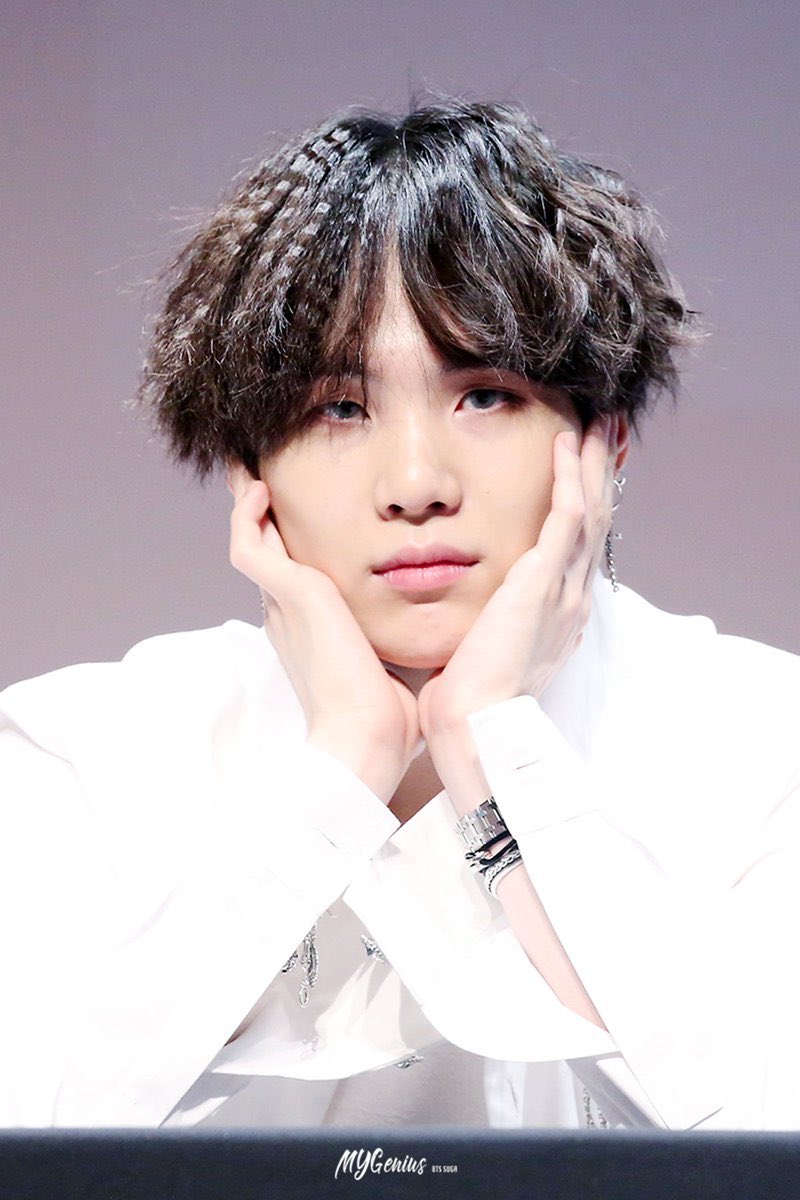 Thread by @RosieSuga, Yoongi with crimped hair...A Thread: he’s just so ...
