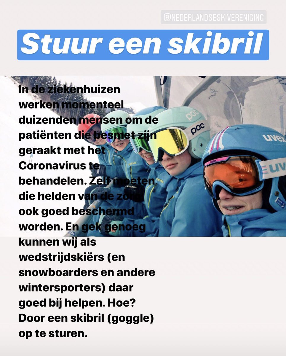 SRDteamNL's tweet photo. Oproep: stuur een skibril naar de IC! https://t.co/hJ355lvRRU https://t.co/I0I4x8i9rL