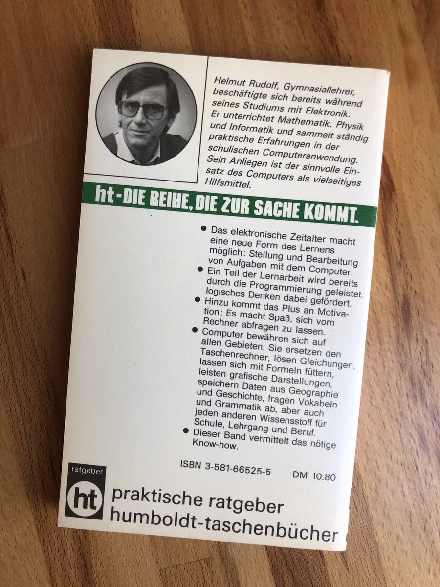 vsg_DE's tweet image. Zum #Retromontag etwas Literatur von Studienrat Helmut Rudolf ☺️ „Lernen mit dem Homecomputer“ aus dem Jahr 1985! #Homecomputer #Heimcomputer #Basic #Programming