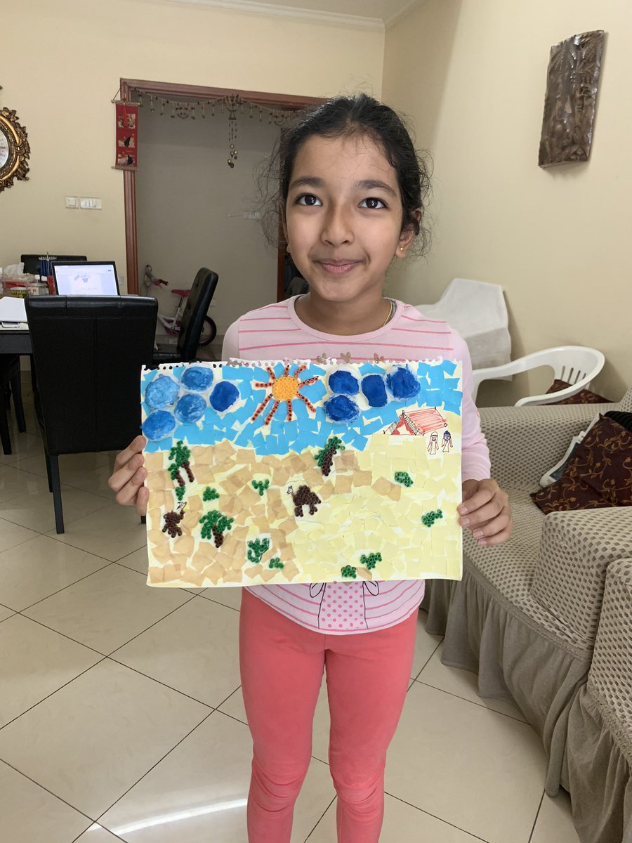 Theme project by Aadvika desert landscape