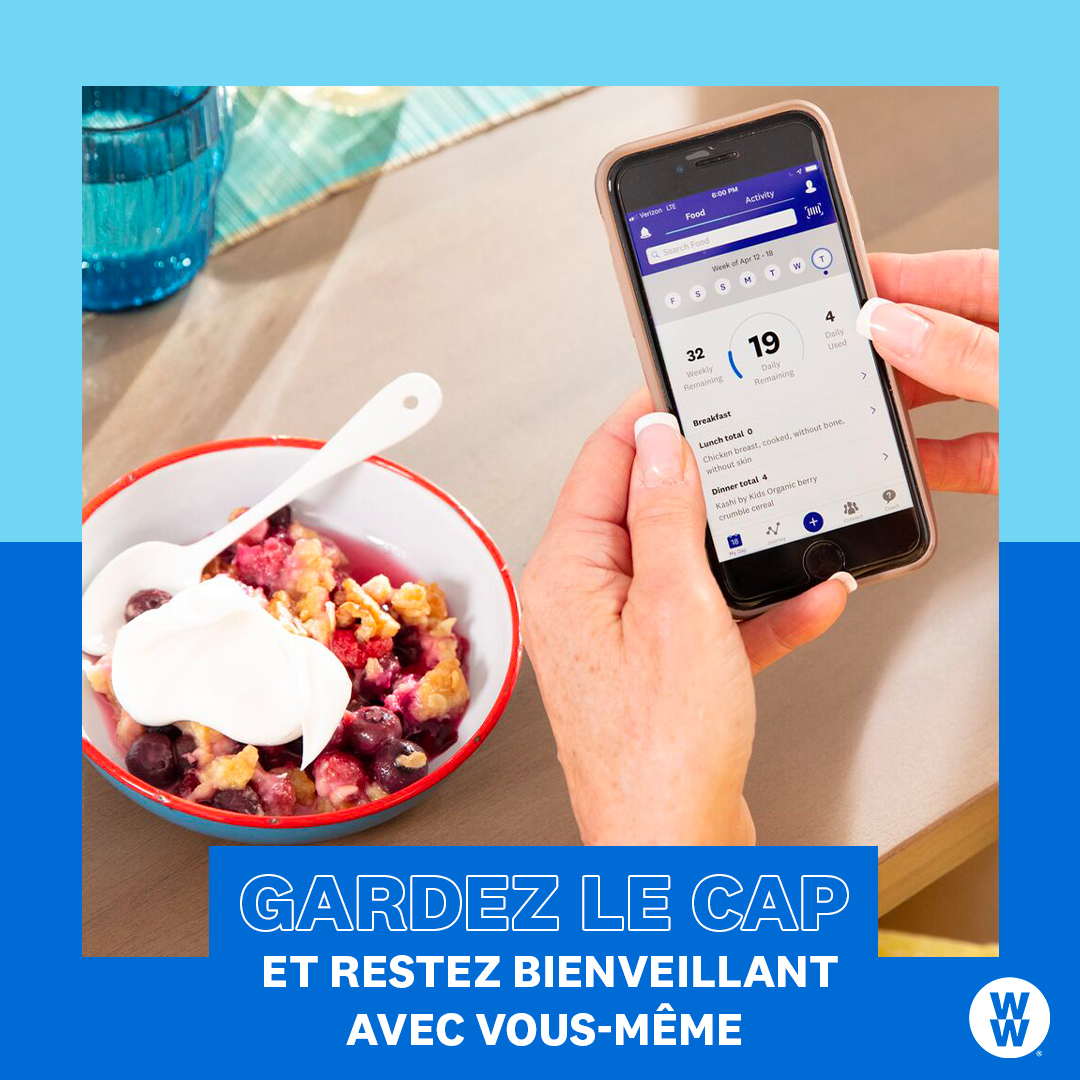 ww_france's tweet photo. Les études montrent qu'en enregistrer ce que l'on mange, son activité et son poids (même si on n'est pas forcément fier du résultat), permet de se remettre, ou de rester, sur les rails. Alors restez connectés et suivez nos conseils cette semaine 😉 !
#wwfrance #monww https://t.co/1KSwRDr5L6