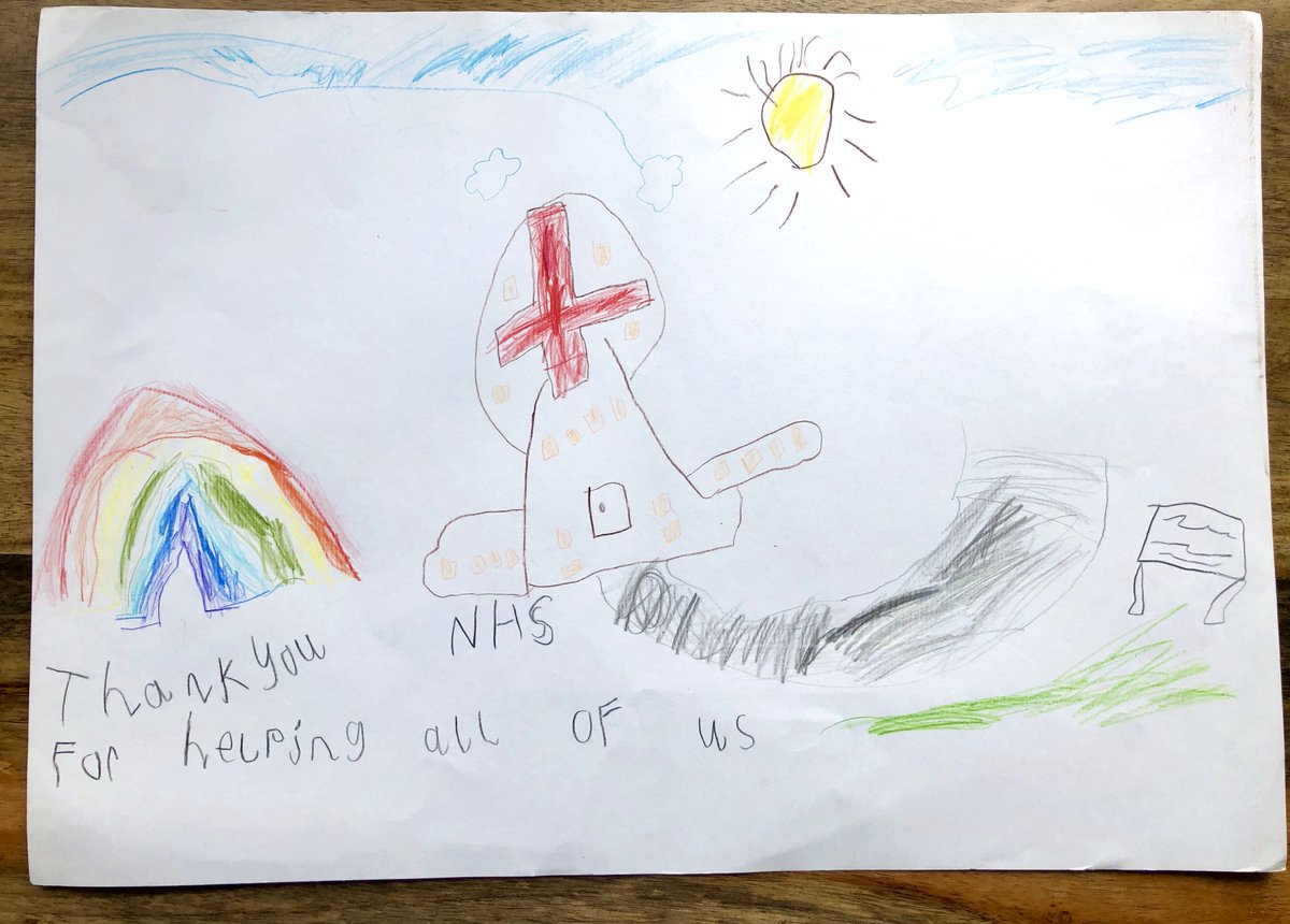 NhsdgF's tweet photo. 'Thank you NHS for helping all of us' from Jack aged 7.   
@DGNHS @JeffAce3 @kendonaldson @AliceWilson771 #feedback #patientfeedback #ThankYouNHS https://t.co/gPswVmTnlx