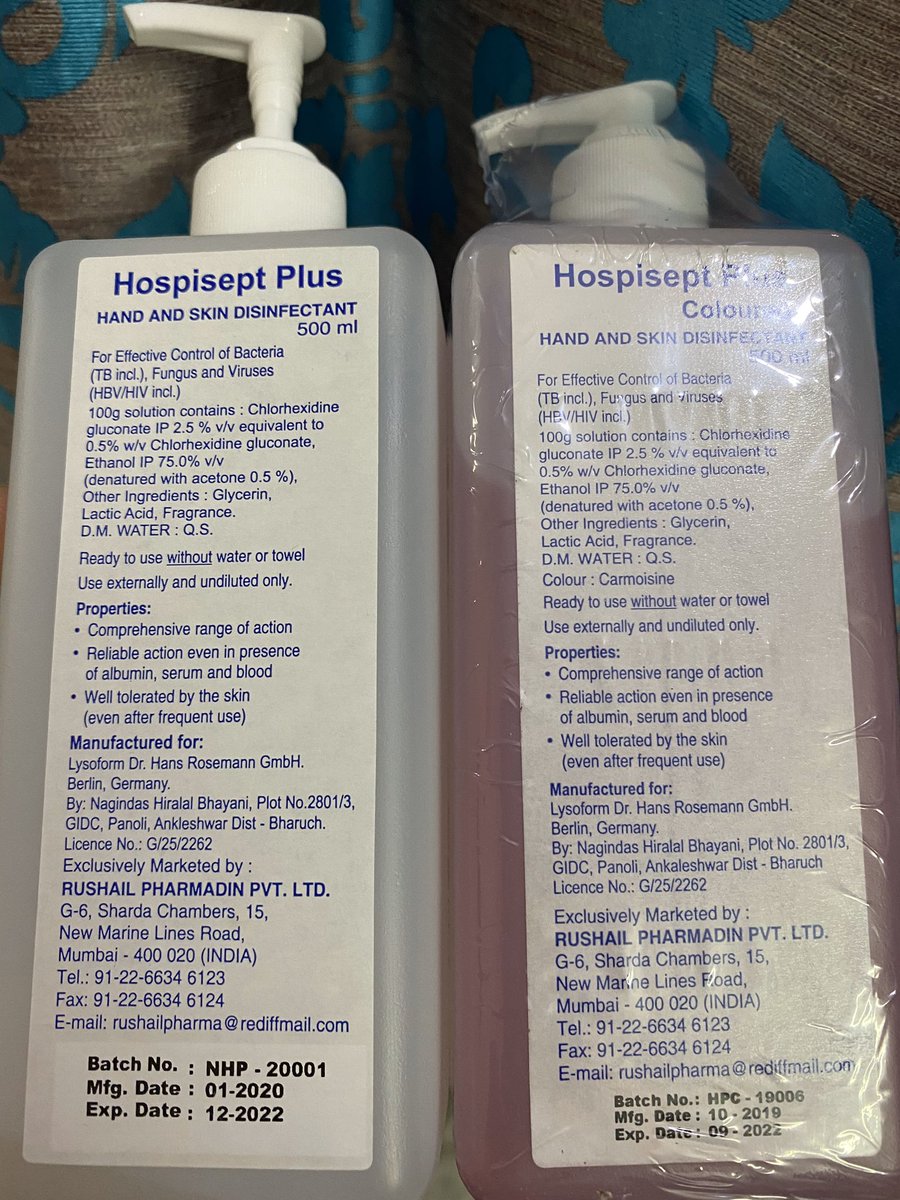 prashantmis's tweet photo. I bought exact same size sanitizer but see the price difference of 145/- on a single unit because it’s pink. This is how we’re fighting againt #Covid_19 #Covid19India . #welldone #opportunist #ShameOnYou @drharshvardhan @narendramodi 
(2) https://t.co/uLNJ7v35ko