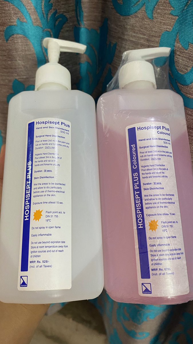 prashantmis's tweet photo. I bought exact same size sanitizer but see the price difference of 145/- on a single unit because it’s pink. This is how we’re fighting againt #Covid_19 #Covid19India . #welldone #opportunist #ShameOnYou @drharshvardhan @narendramodi 
(2) https://t.co/uLNJ7v35ko