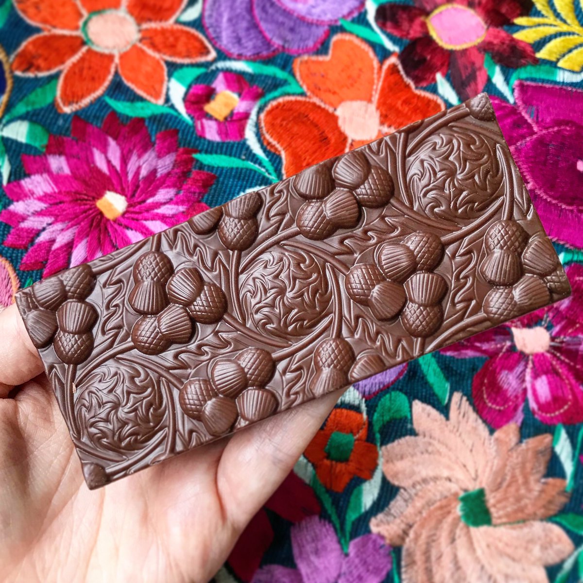 Hazel Lee (@hazel_choc) on Twitter photo Almost too beautiful to eat 😍. Have you seen the new <a href="/ChocTree/">Chocolate Tree</a> mould designs yet? They are based on the packaging that Freddy designed. Some people think these look like pineapples 🍍 but they are indeed #Thistles, the national flower of Scotland! 🍫🏴💕 #CacaoLove #BeanToBar Almost too beautiful to eat 😍. Have you seen the new <a href="/ChocTree/">Chocolate Tree</a> mould designs yet? They are based on the packaging that Freddy designed. Some people think these look like pineapples 🍍 but they are indeed #Thistles, the national flower of Scotland! 🍫🏴💕 #CacaoLove #BeanToBar