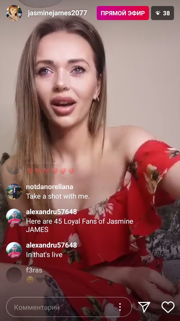 Jasmine james instagram