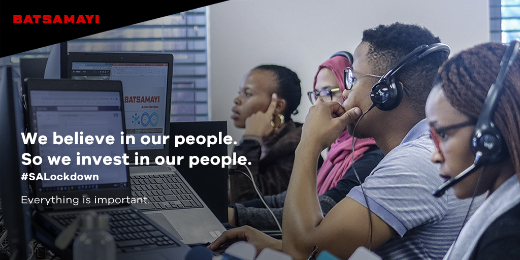 batsamayi's tweet photo. We invested in our Team's ability to work from home during #SALockdown so that they can continue to deliver the best quality of work to all of our clients. #Day11 #WorkingfromHome #ourTeam #ourpeople #BATSAMAYI https://t.co/tDQRiEArR5