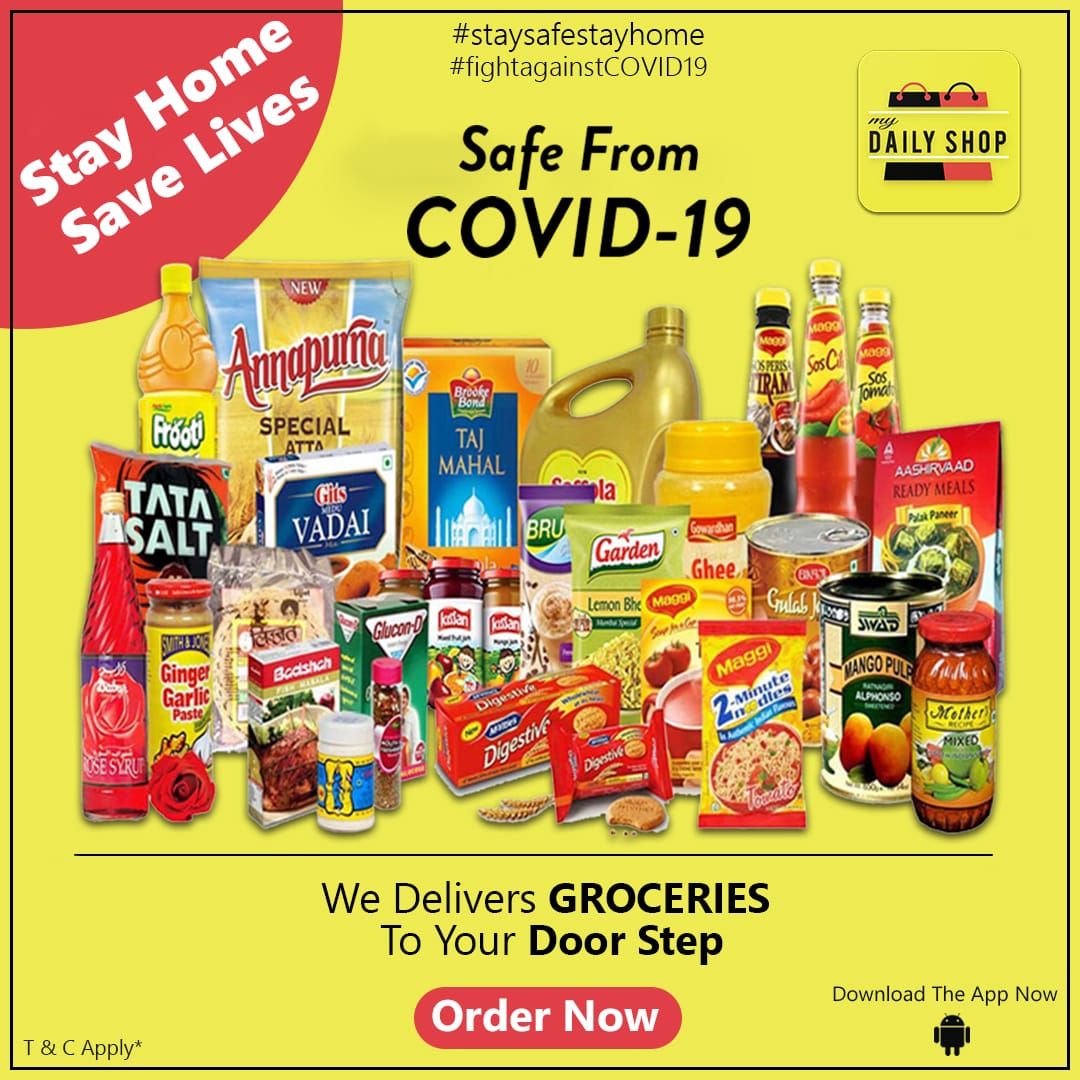 MyDailyShop2's tweet photo. Stay Safe Stay Home || Safe from COVID-19
Order Groceries, Fruits, Vegetables || My Daily Shop
Order Now || Order Now || Order Now

Download the App Now

#stayathome #staysafestayhome #fruits #vegetables #groceries #app #download #order #ordernow #downloadnow https://t.co/X0Kl4YfBUY
