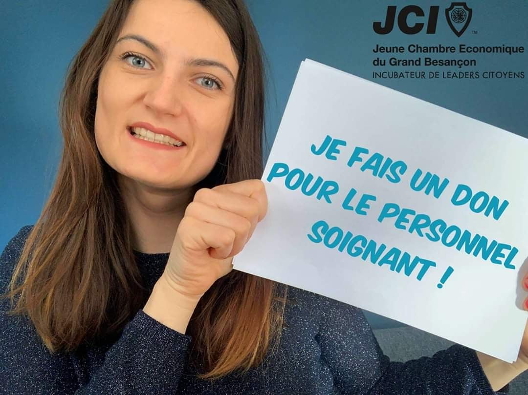 [Actu Besançon]⚡️Solidaire plus que jamais, Mélanie Henriet fait un don pour le personnel soignant et nous aide à organiser notre collecte spéciale pour Pâques (bit.ly/34biTH5) 💛💪 Merci à toi pour ton pep's!😊