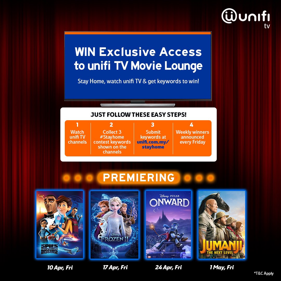 unifi on Twitter "becauseunificares we’re now offering you unifi TV Movie Lounge where the