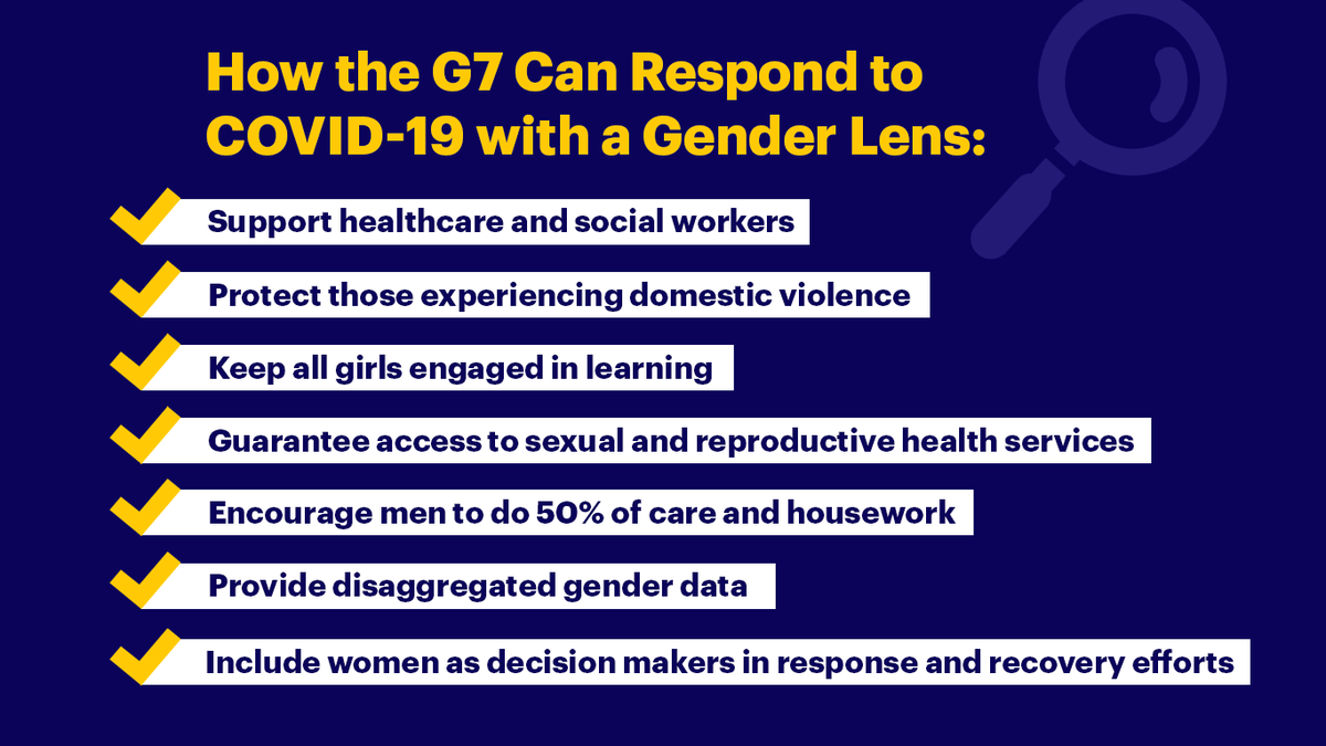 Equipop_Ong's tweet photo. Hear, hear! We agree with the #G7 #genderequality councils. We need the @UN + govts to apply a gender lens to #COVID19. Girls &amp; women must be front + center of response and recovery efforts—just as women are on the frontlines of the response right now. RT https://t.co/OFTFMHk4qf https://t.co/UgMkE3JBTS