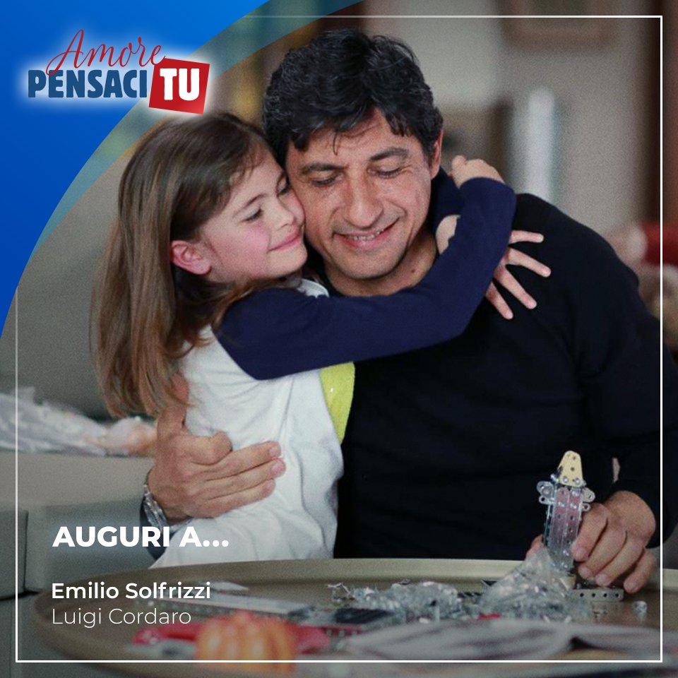 #5Aprile: auguri ad <a href="/EmilioSolfrizzi/">Emilio Solfrizzi</a>, Luigi Cordaro, che ci ha accompagnato nelle puntate di #AmorePensaciTu! 😍🎉
Qual è la sua citazione che preferite?
Se volete ripassare, su <a href="/MediasetPlay/">MediasetPlay</a> ci sono tutti, ma proprio tutti, gli episodi della serie! 😉
mediasetplay.mediaset.it/fiction/amorep…