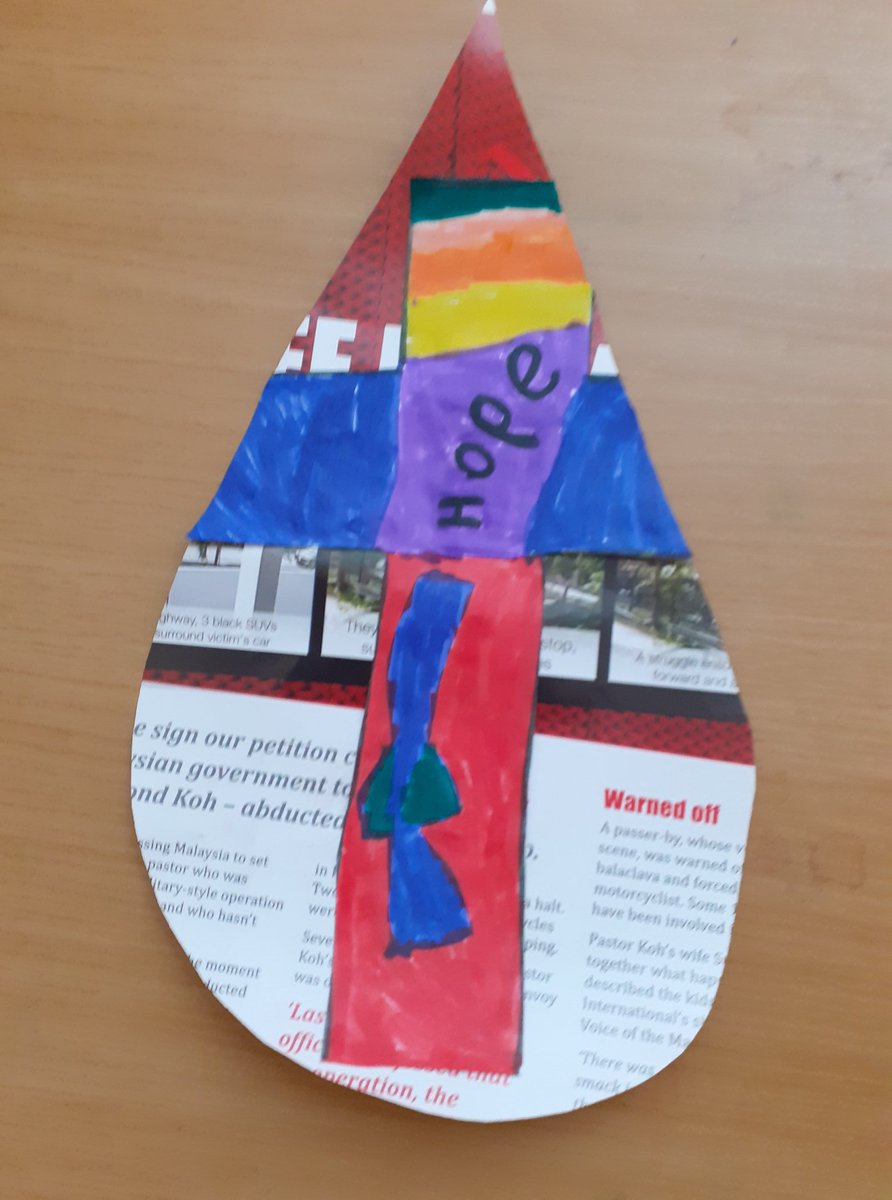 AmazingARY3's tweet photo. Monkey's tear drop for day one of Holy Week Tears with #ManchesterMethodists https://t.co/LFsum3GPem
#HolyWeek #HolyWeekathome #christiankids https://t.co/sfFpZsBIlX