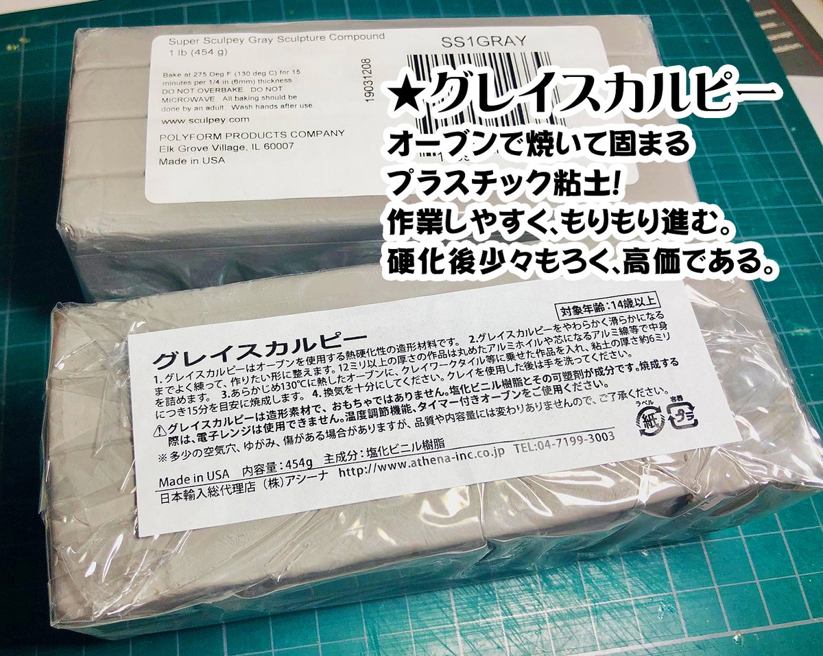 うらまっく Tfo5 用意する道具 スカルピー オーブンで焼く粘土 エナメル溶剤 粘土を溶かす液体 瞬間接着剤 強力な接着剤 ピンバイス 穴を開ける道具 エポキシパテ 硬い粘土状のパテ 筆 エナメル溶剤を塗るのに使用 彫刻刀 粘土を