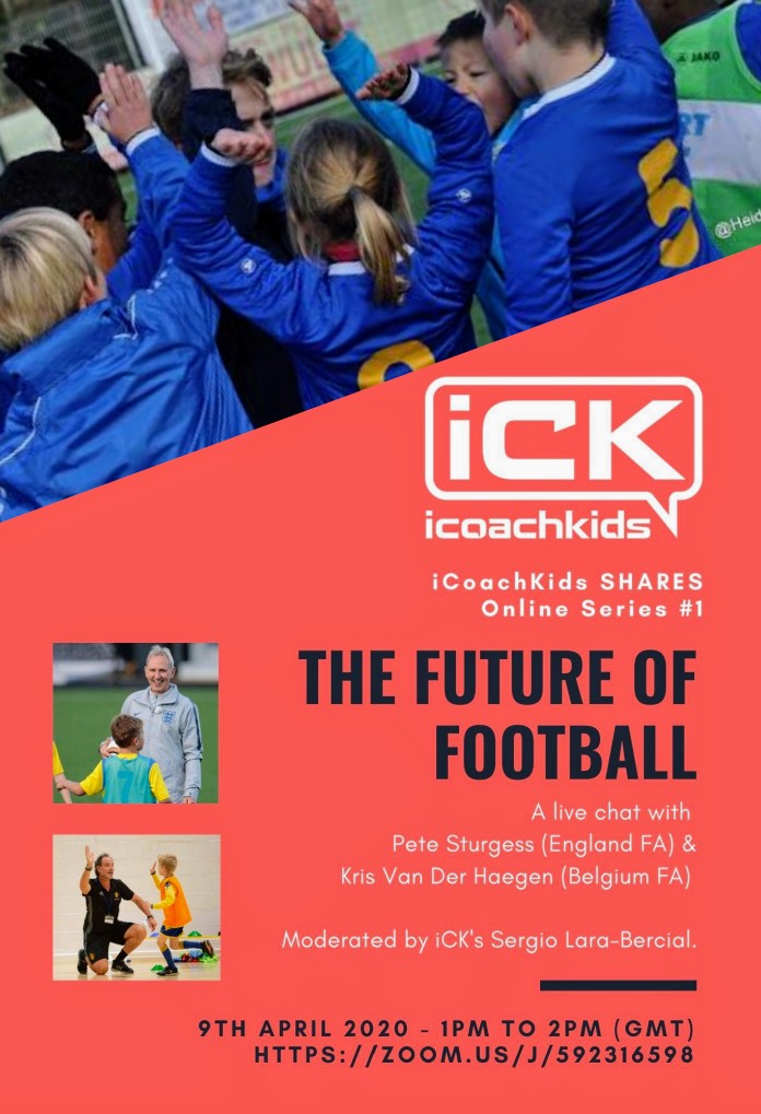 🚨BREAKING NEWS🚨

The 1st FREE #iCKShares webinar 📽️💻 has been announced for Thu 9th April 1pm GMT ⏰⏰ on Zoom

Football gurus <a href="/KrisVDHaegen/">Kris Van Der Haegen</a> &amp; <a href="/sturge_p/">Pete</a> will discuss THE FUTURE OF FOOTBALL with <a href="/DrSergioLara_EU/">DrSergioLara_ICK</a>

100 places - 1st come 1st served on the day - see link on thread