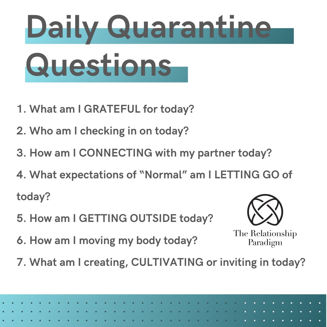 RelParadigm's tweet image. Give yourself some #mondaymotivation as we start the new week of #coronaviruslockdown. What does this week hold in store for you? 

#coronavirus #covid19 #staysafe #stayhome #relationships #communication #marriage #timetogether #quarantine #surviveandthrive #isolationship