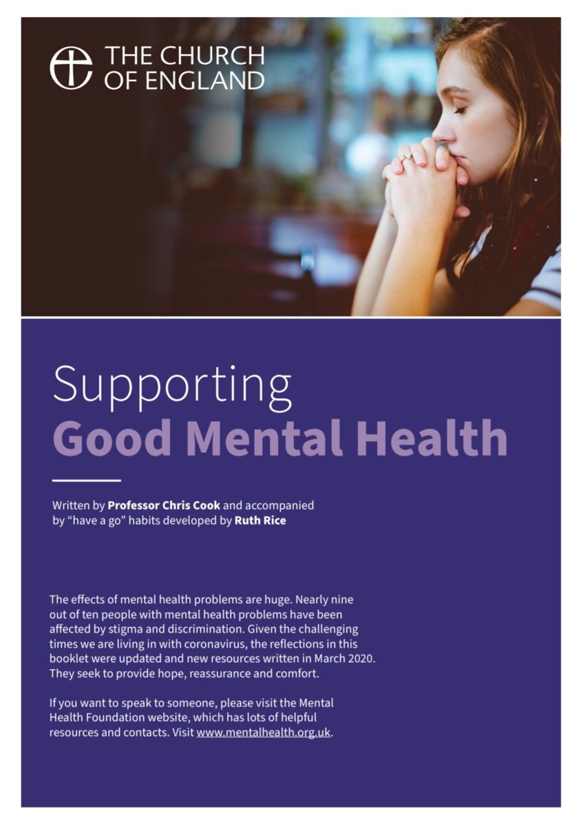 The  @churchofengland has a small booklet, Supporting Good Mental Health, a help in this lockdown time. We'll tweet a couple of pages a day - leading up to 'love' on Easter Day.  #StayHomeSaveLives  https://www.churchofengland.org/faith-action/mental-health-resources/supporting-good-mental-health/supporting-good-mental-health