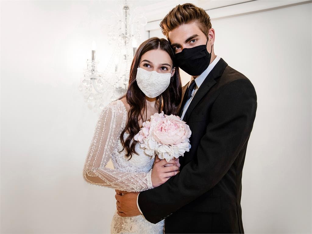 Introducing the new Haute Mask Protective Wedding Wear Collection, from Winnie Couture, who will donate 100% of all proceeds to Direct Relief for health care workers responding to COVID-19... weddingtradermag.com/winnie-couture…