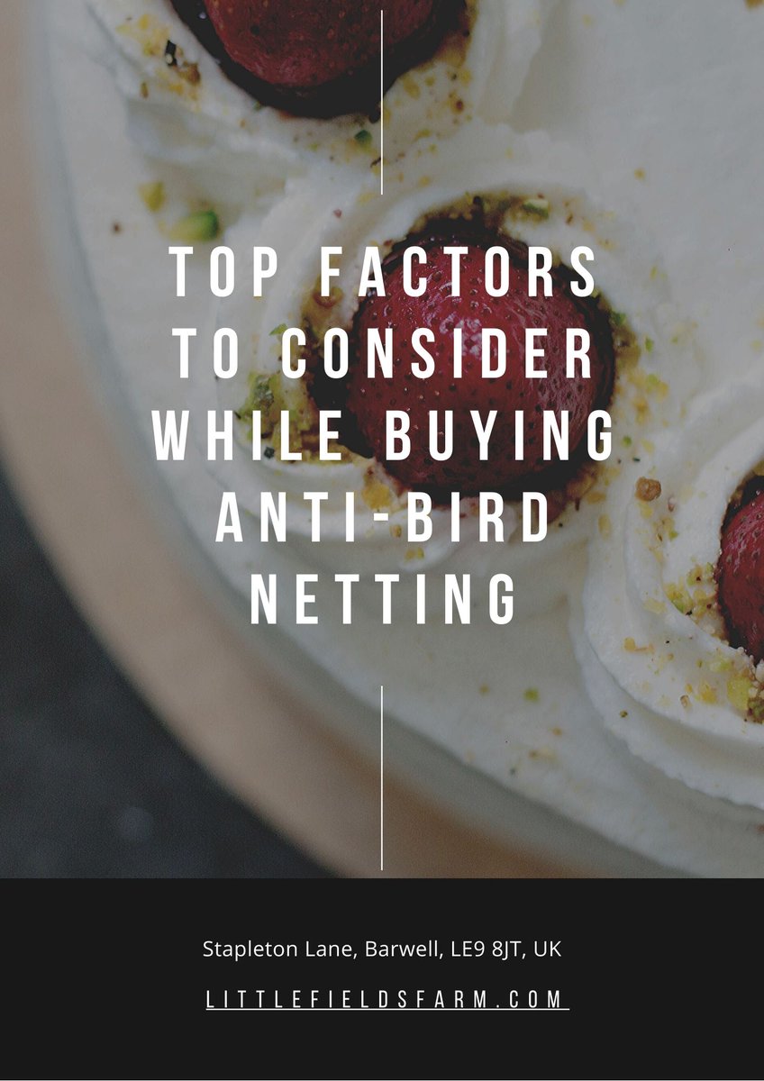 AlexDMarketer's tweet photo. [PDF]Top Factors To Consider While Buying Anti-Bird Netting @GoogleDrive
https://t.co/T2hH7R1xDp
#antibirdnetting #downloadpdf #readpdf #gardeningtips #gardentips https://t.co/aEfNbW7PtK