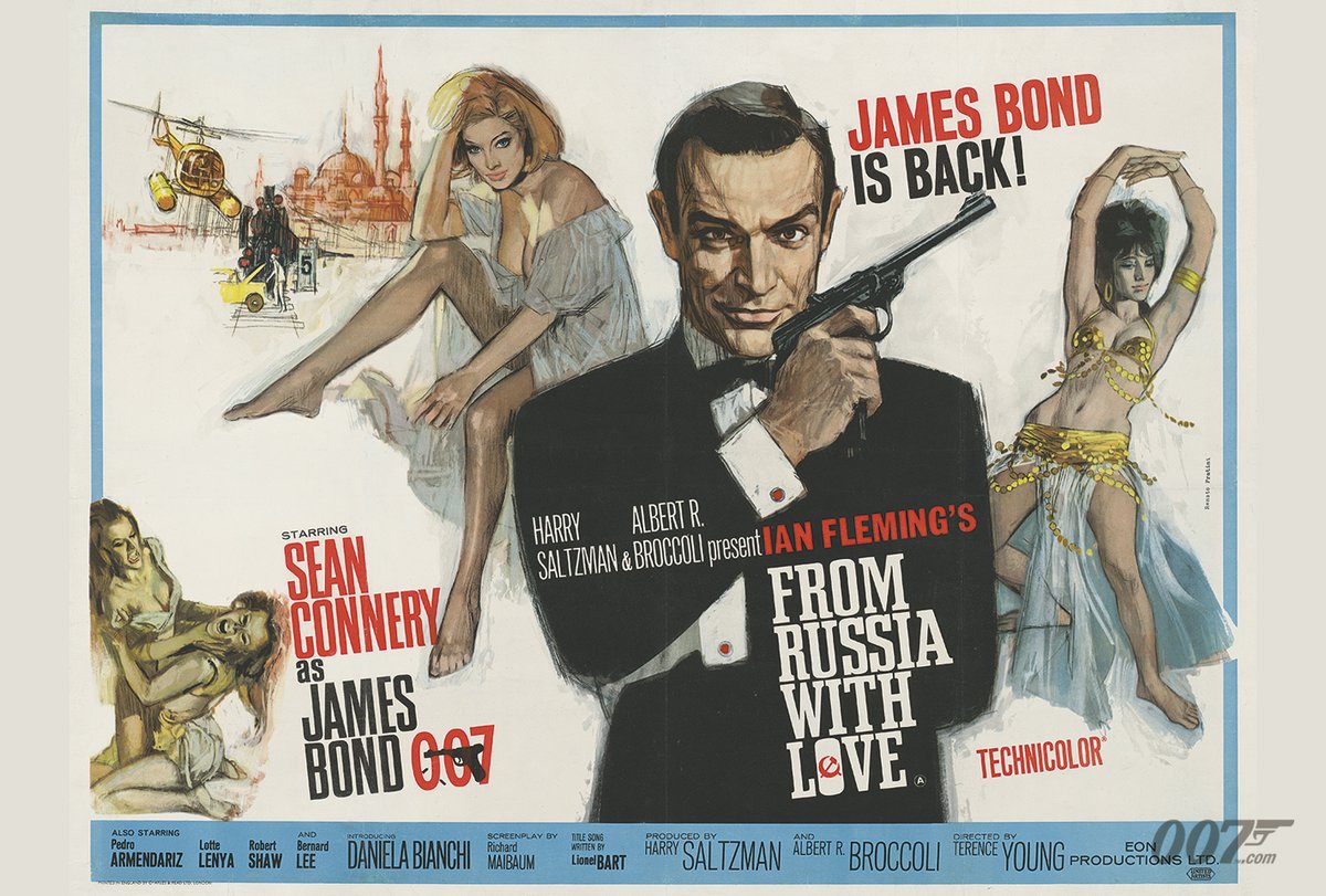 映画 007 ノー タイム トゥ ダイ 公式 A Twitter ジェームズ ボンド アーカイブより 007 ロシアより愛をこめて 63 のポスター あなたはどれが好き ノータイムトゥダイ