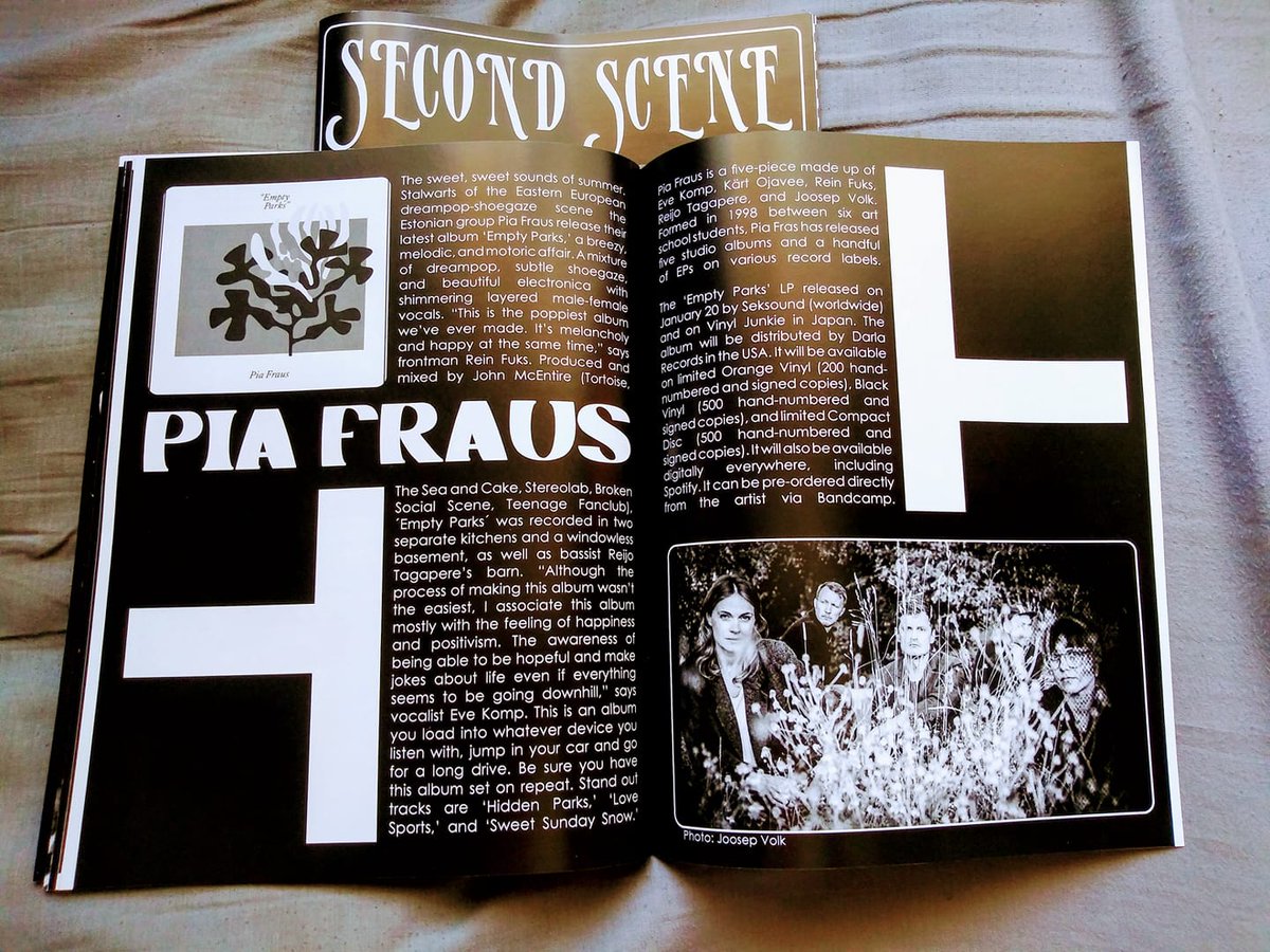 ShamelessPR_'s tweet photo. .@PiaFrausBand gets a full-page spread in #SecondScene Magazine. Issue 5 also features @DavidJHaskins @TheOrangeKyte @MagicShoppe ~ find the PDF version at https://t.co/JcitymMGZA OR order print edition directly from editor Tim Thomas at silverthread39@comcast.net @shauna_ummagma https://t.co/IliWd7boTq