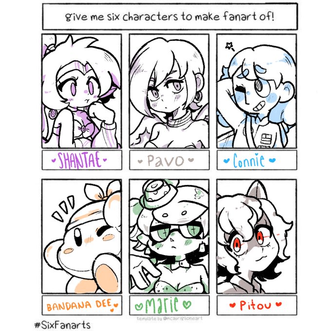 here's my #SixFanarts ❤️❤️❤️
thanks everyone for your suggestions!! this was super fun 