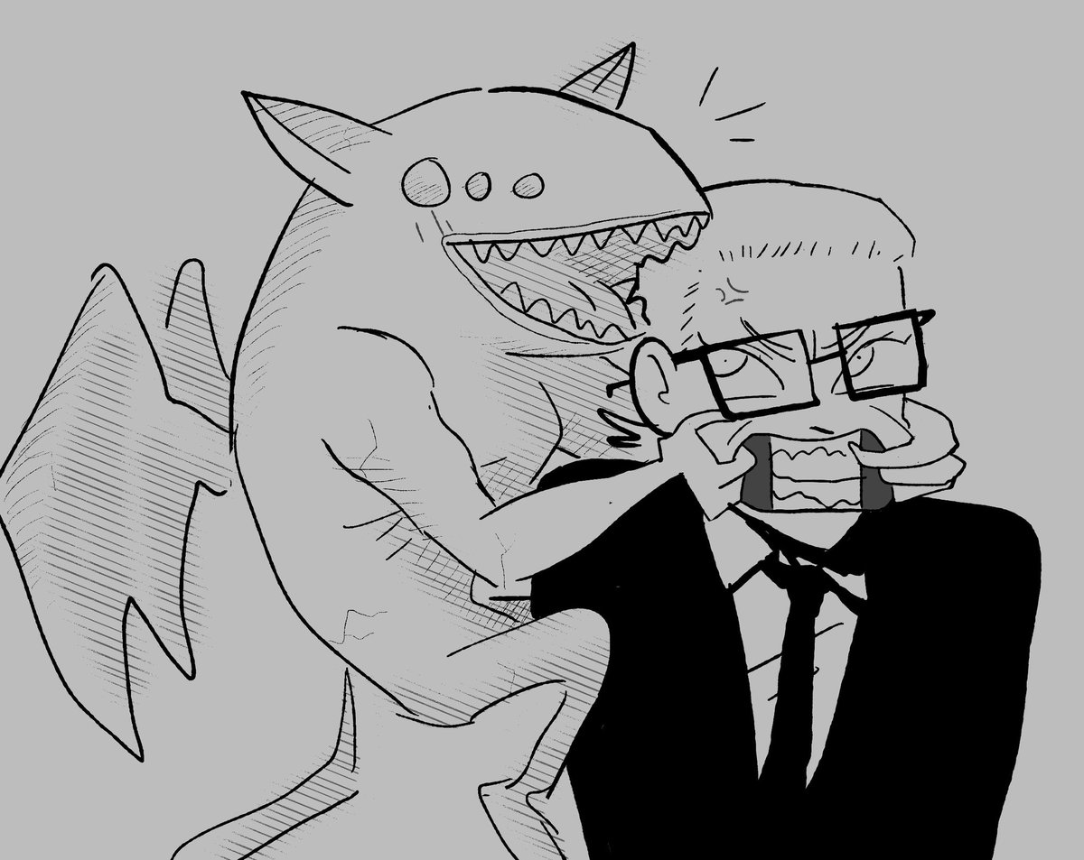 「CSM spoilers Also rip cute glasses guy 」dakoの漫画