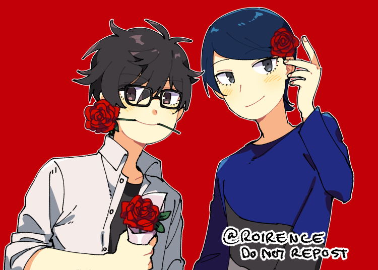 雨宮蓮 「also some old stuff i drew for @foundali」|Roi@Sakura Con 2319のイラスト