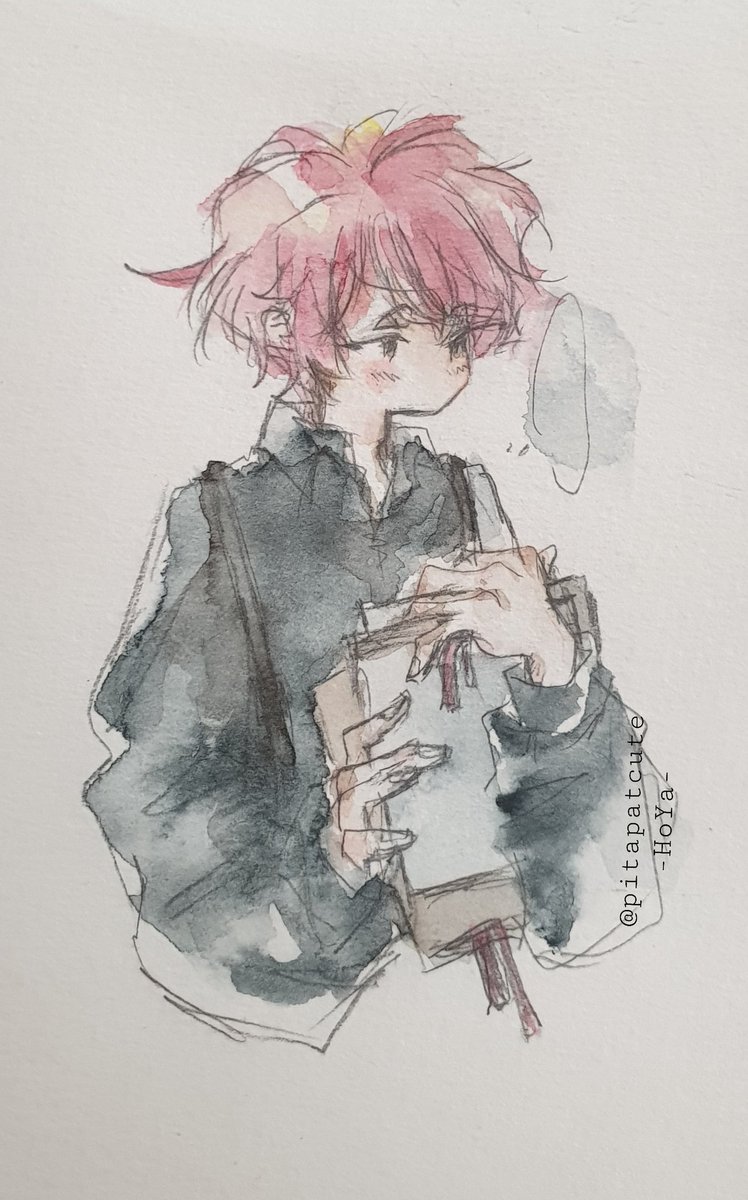 Hoya 수채화 투명수채화 소년 남자아이 낙서 손그림 일러스트 水彩 透明水彩 小年 男の子 落書き 手絵 イラスト Illust Boy Watercolor Dailydrawing Dailysketch Dailyart T Co Egvn0esogt