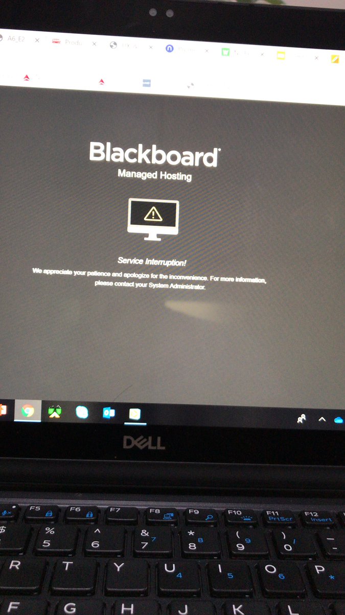 UValra's tweet photo. @LCCDD_LXSanRafa  Por favor chequen el sistema en blackboard porque varios compañeros y yo no podemos ingresar a subir nuestros trabajos porque nos aparece esto https://t.co/ZUjx9LFHae