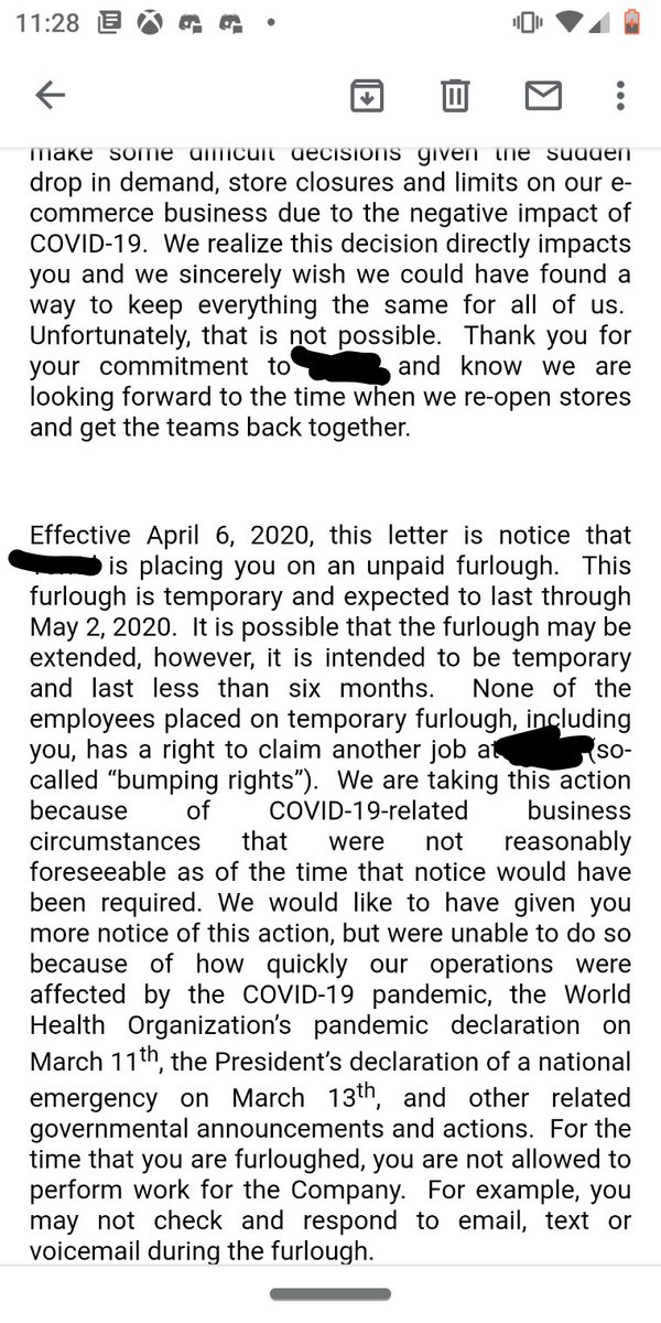 I was recently released from my job as a result of the   #Covid_19 crisis, and am on of the two providers for my LGBT family of 5. I HAVE to pay rent and utilities with my last paycheck and my boyfriend doesn& #39;t get paid for another week.