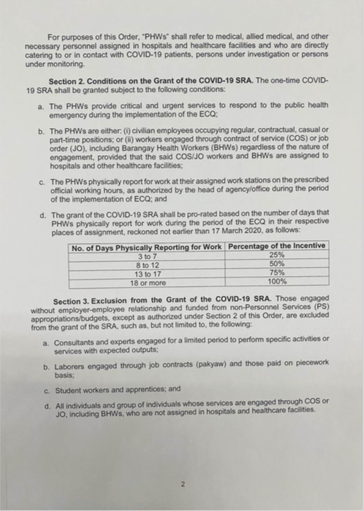 pia_gutierrez's tweet photo. President Duterte authorizes the grant of special risk allowance to public medical workers during the COVID-19 crisis https://t.co/3FWBRH9HIs