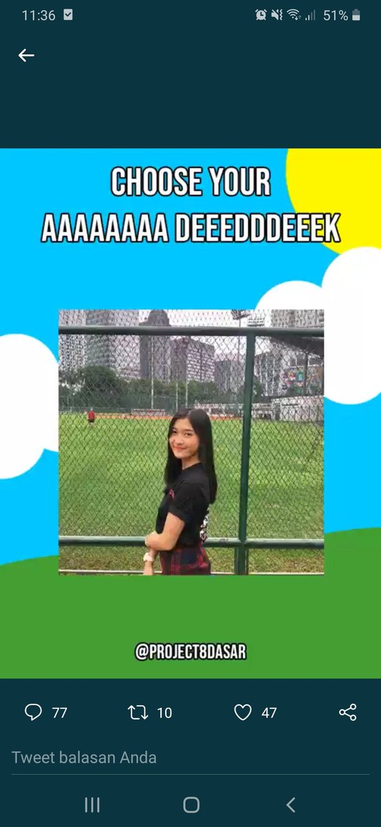 RizaAkmal14's tweet photo. @inshaniway @project8dasar @A_ChristyJKT48 @A_DeyJKT48 @RafifAkmal3 @maaulana__ https://t.co/T1GgyRBu1T