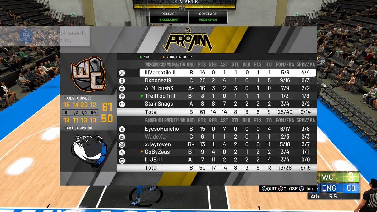 GameOver_2K_'s tweet photo. 6-1 night in @TPOLeague #LetsWreck https://t.co/P3pT5L6YM7