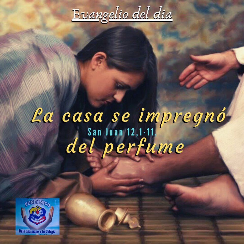 Evangelio del dia; según San Juan 12,1-11.
#SemanaSanta2020 #SemanaSantaEnCasa