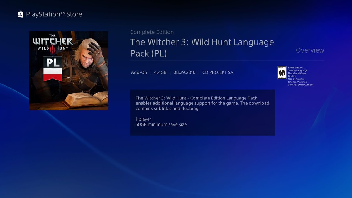 kefkaontheshore's tweet photo. Lets play The Witcher with the original language from the books. #thewitcher #cdredproject #PS4share https://t.co/0pHS53fFKq