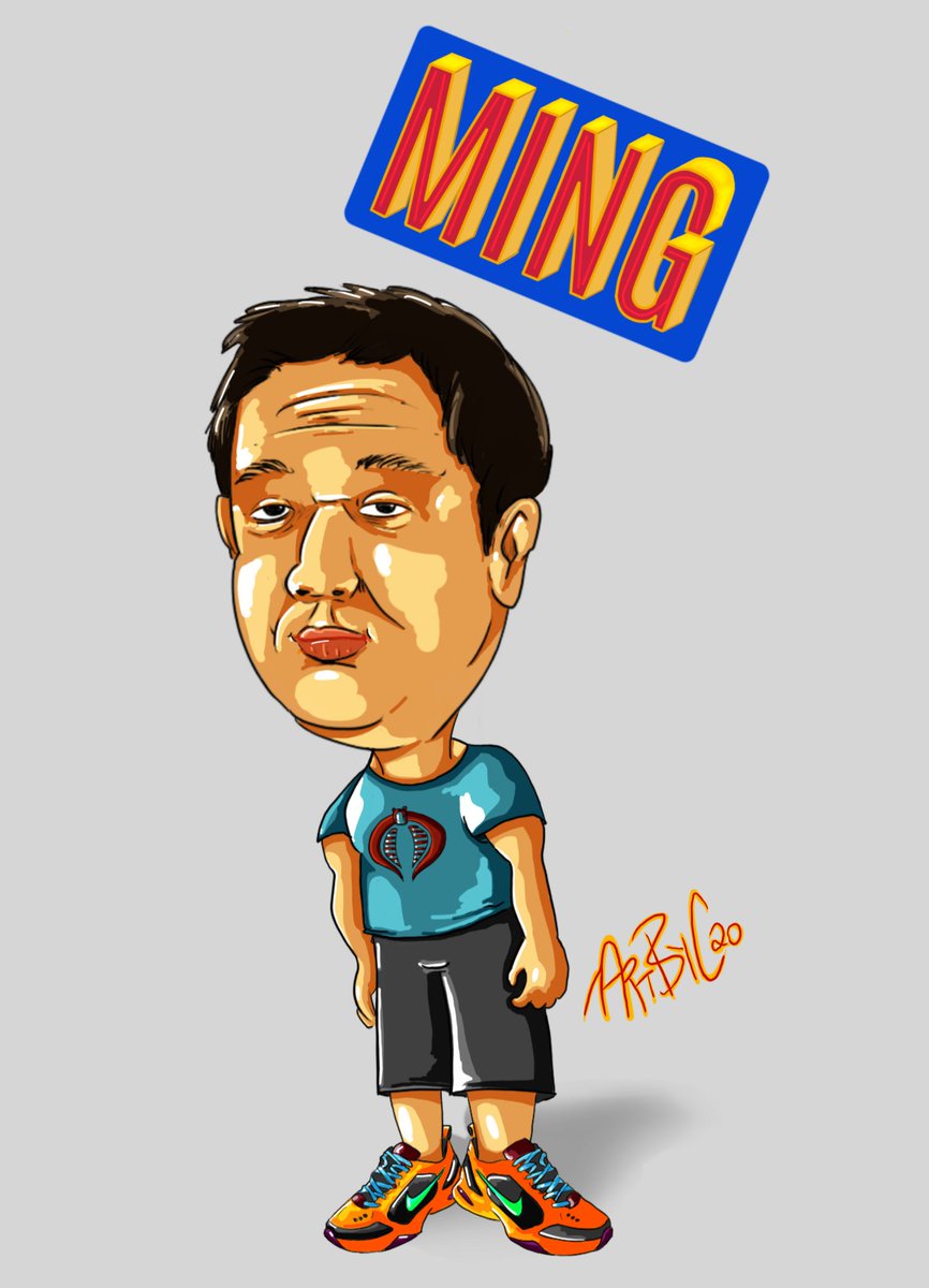 Been bingewatchin @ComicBookMenAMC and @mingchen37 is my favourite character, decided to knock out this little art. Now just gotta find his pop vinyl for my collection :) #FANART #caricature #comicbookart #comics #collectables #AMC #comicbookmen @ThatKevinSmith @The_SecretStash