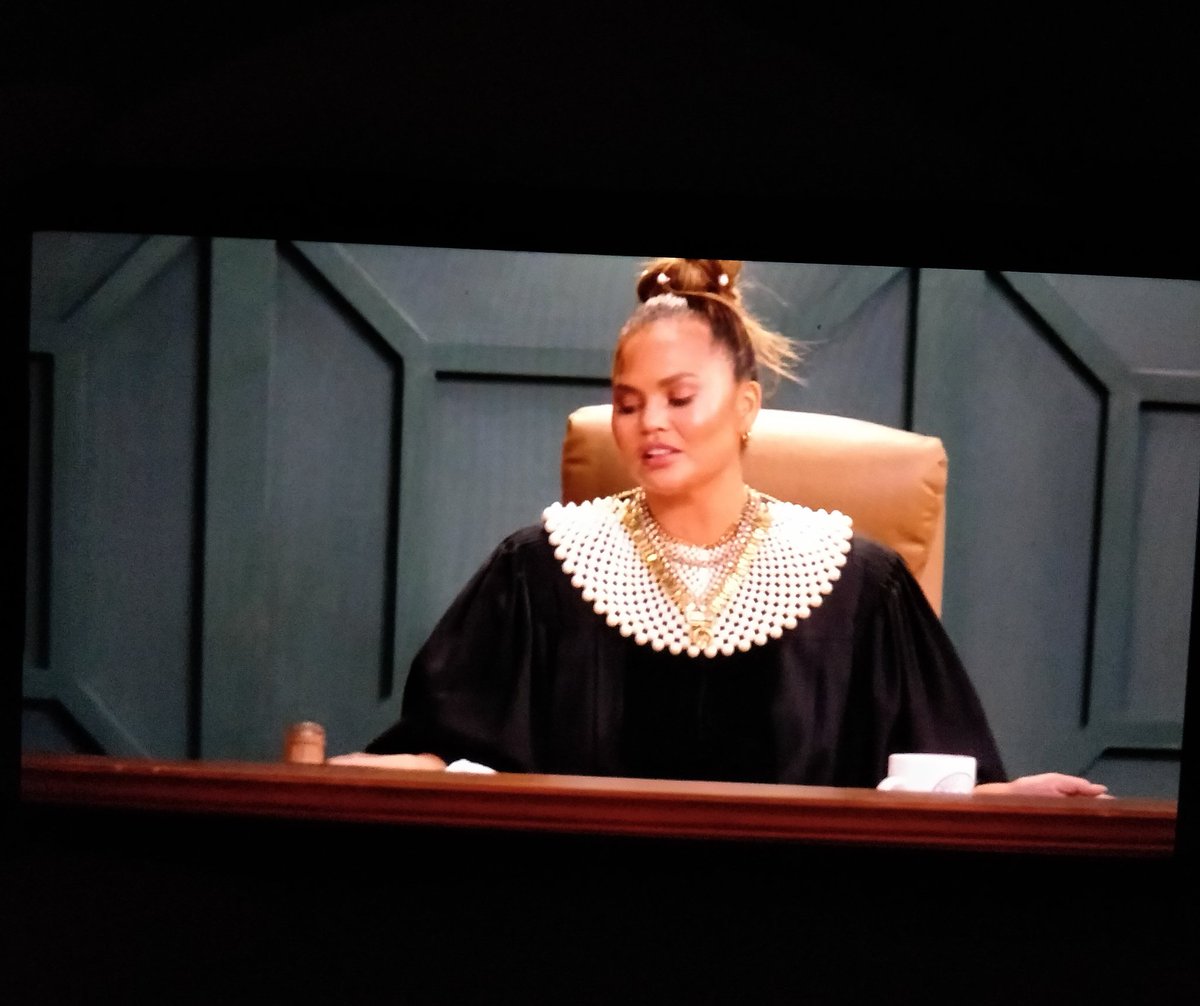 Chrissy Teigen's "Chrissy's Court," a comedic take on "Judge Judy," is one that  #Quibi   is especially proud of, since it's in all the marketing materials.It's a love-or-hate show with a good sense of humour, though it feels like a YouTube series with a bigger budget.