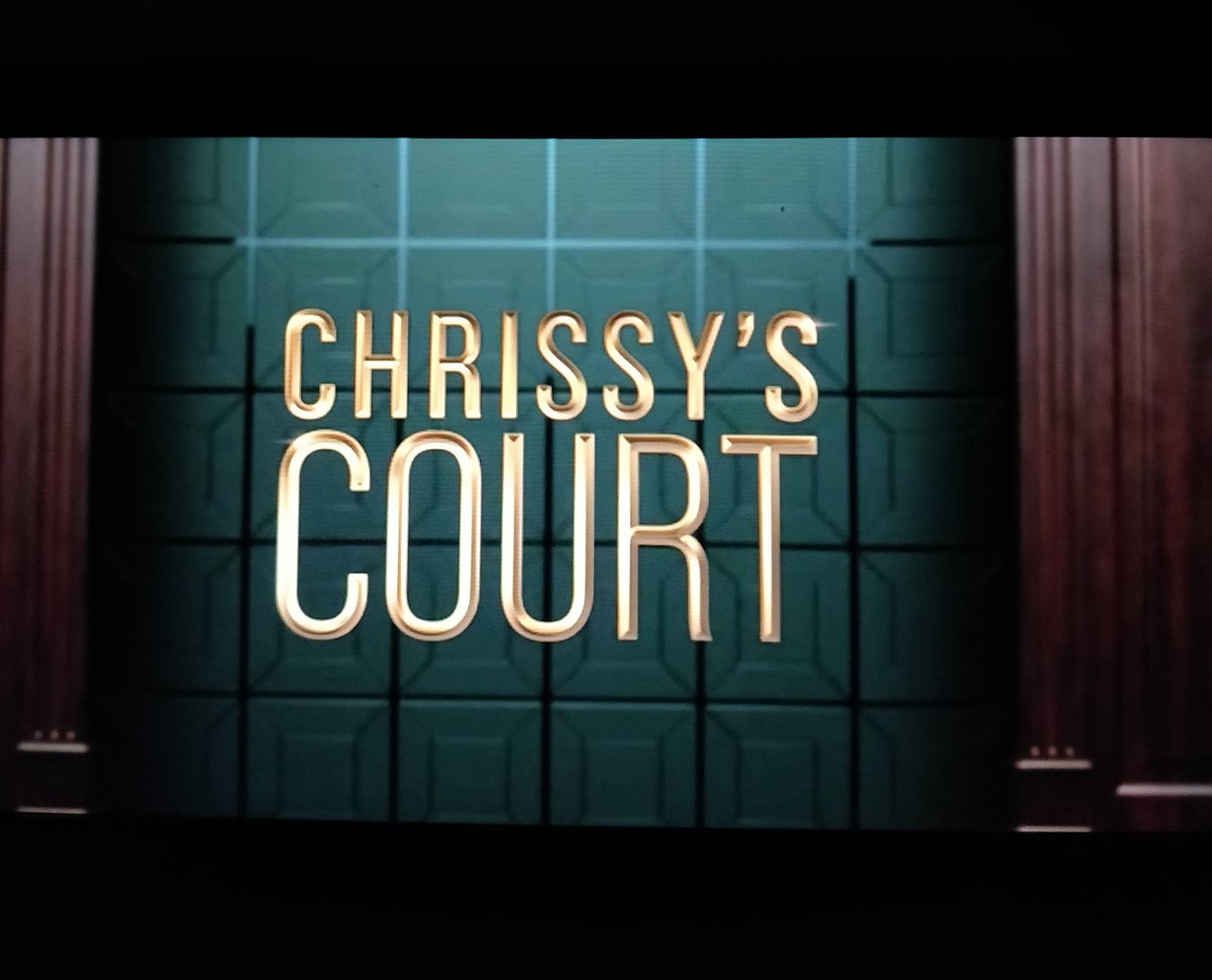 Chrissy Teigen's "Chrissy's Court," a comedic take on "Judge Judy," is one that  #Quibi   is especially proud of, since it's in all the marketing materials.It's a love-or-hate show with a good sense of humour, though it feels like a YouTube series with a bigger budget.