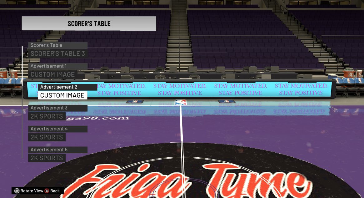 Allstar1402's tweet photo. @dfriga98 I decided to remake your court in 2k and while I was at it I just made a whole franchise out of it. Keep up the grind stay motivated, stay positive.💯🔥 https://t.co/cMuYsgLVSS