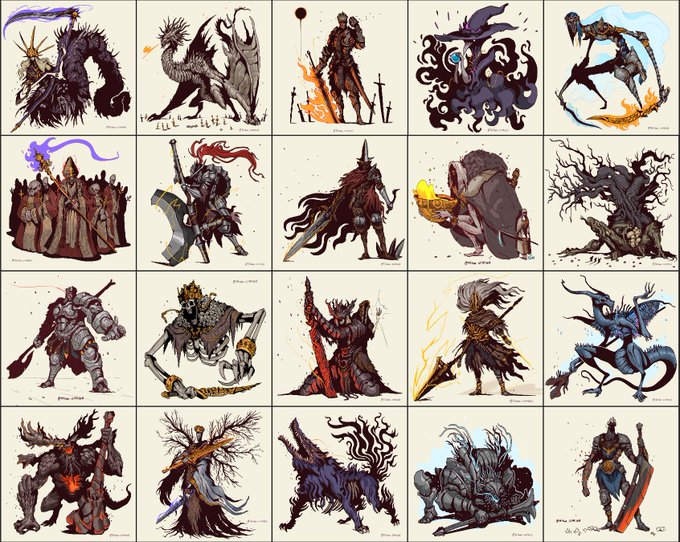 Darksouls3のtwitter漫画作品