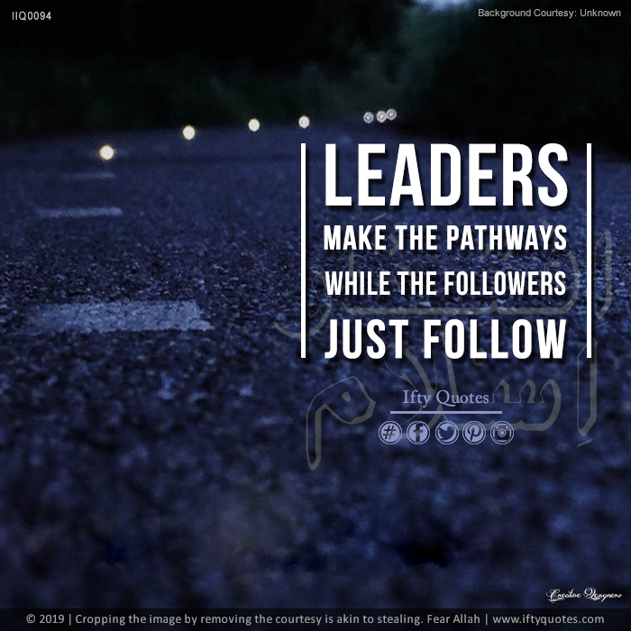 IftyQuotes's tweet photo. #IftyQuotes | Leaders make the pathways while the followers just follow.

Explanation: https://t.co/821a8M1PCD

#MondayMorning #MondayMood #MondayMotivation #MondayVibes #Leadership #LeadershipMatters https://t.co/foAUXDZfWU