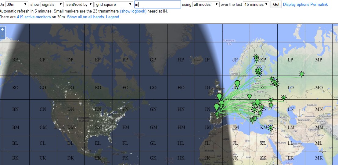 IO, IN, IM grids (from G, CT, EA countries) still in dark only have propagation to the east