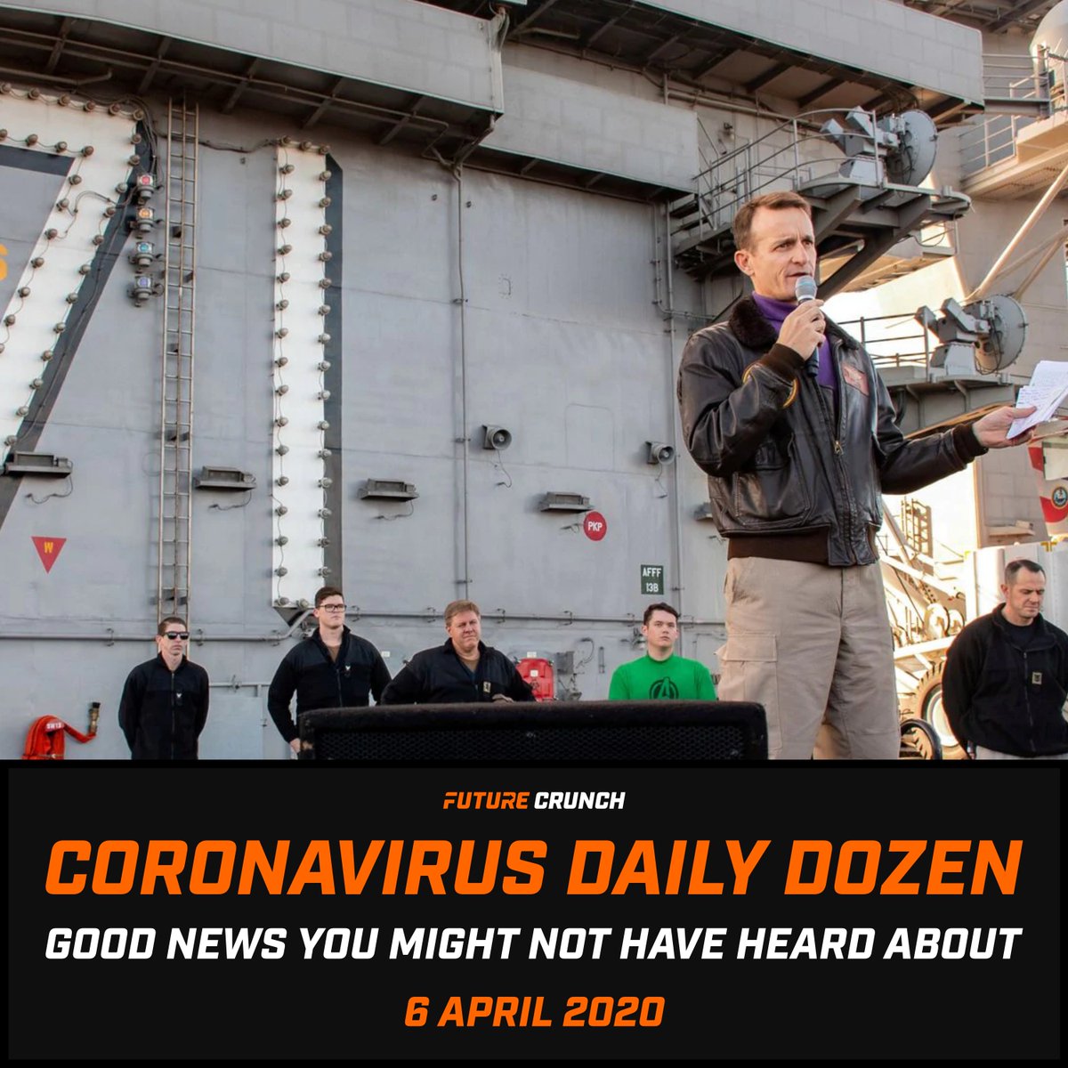 The coronavirus pandemic is showing the world what true leadership looks like (THREAD)1. Captain Brett Crozier, who was relieved of his command of the USS Theodore Roosevelt, has left the carrier to the thunderous applause of all 5,000 sailors.  https://www.abc.net.au/news/2020-04-04/us-navy-coronavirus-captain-cheered-by-aircraft-carrier-crew/12122184